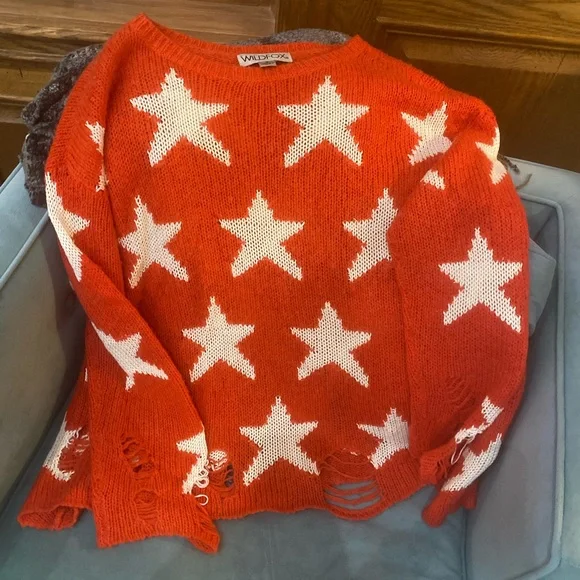 Wildfox Sweaters Wildfox Celebrity Star Sweater Poshmark